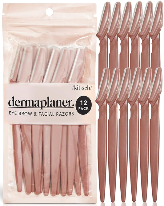 VIP Dermaplaning Face Razor Set – 12pcs, Terracotta