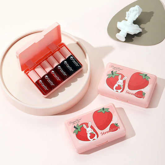 VIP 6-Color Mini Lip Tint Set – Long-Lasting, Moisturizing, Multi-Use